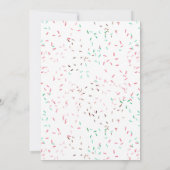 Sweet One Donut 1st Birthday Party Invitation Kaart (Achterkant)