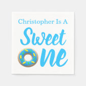 Sweet One Donut 1st Birthday Servet (Voorkant)