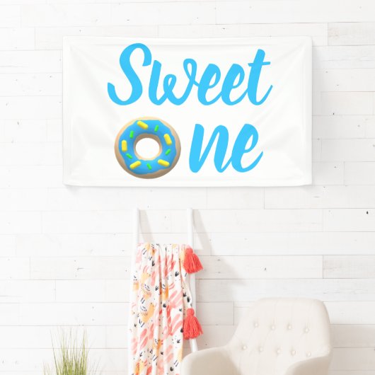 Sweet One Donut 1st Birthday Spandoek (Insitu)