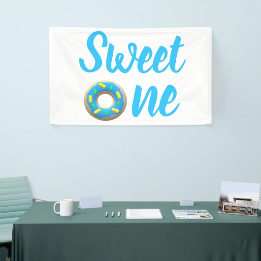 Sweet One Donut 1st Birthday Spandoek (Beurs)