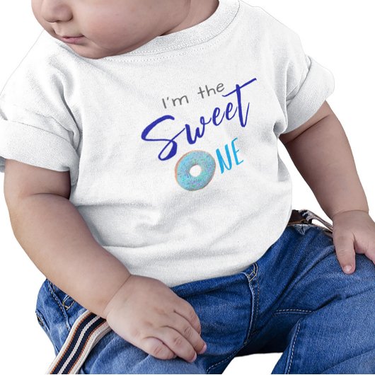 Sweet One Donut Blue Boy Eerste Verjaardagsfeest