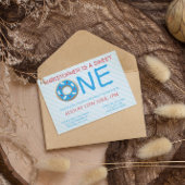 Sweet One Donut Boy 1st Birthday Kaart