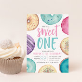 Sweet One | Donut First Birthday Party Kaart