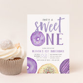 Sweet One | Donut First Birthday Party Kaart