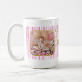 Sweet One Donut Foto 1st Birthday Keepsake Koffiemok (Links)