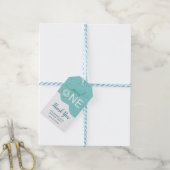 Sweet One Donut Girl's 1e verjaardag Dank je cadea Cadeaulabel (Met Touw)