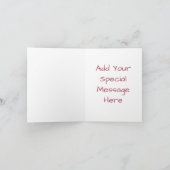 Sweet One Donut Girl's 1e verjaardag Dank je kaart (Binnen)