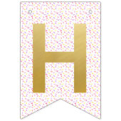 Sweet One Donut Happy Birthday Banner (Tweede vlag)