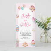 Sweet One Film Strip Eerste Verjaardag Uitnodiging (Staand voorkant)