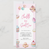 Sweet One Film Strip Eerste Verjaardag Uitnodiging (Voorkant)