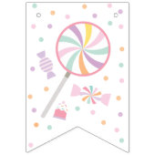 Sweet One First Birthday Custom Bunting Flags Vlaggetjes (Eerste vlag)