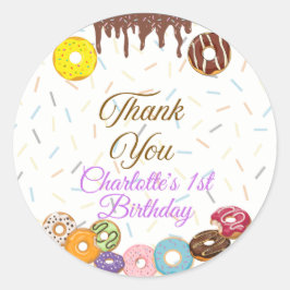 Sweet One First Birthday Favoriete sticker