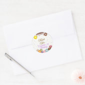 Sweet One First Birthday Favoriete sticker (Envelop)