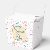 Sweet One First Birthday Party Favor Box Bedankdoosjes (Voorkant)