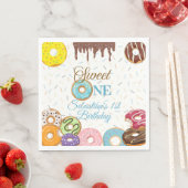 Sweet One First Birthday Party servetten |Aangepas (Insitu)
