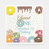 Sweet One First Birthday Party servetten |Aangepas (Voorkant)
