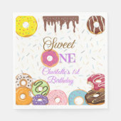 Sweet One First Birthday Party servetten | Aanpass (Voorkant)