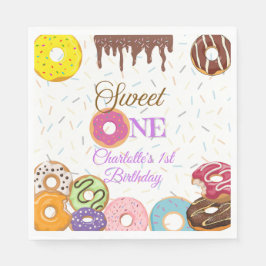 Sweet One First Birthday Party servetten | Aanpass