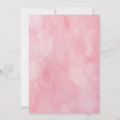 Sweet One First Birthday Uitnodiging (Achterkant)