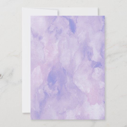 Sweet One First Birthday Uitnodiging (Achterkant)