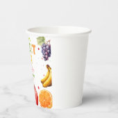 Sweet One Fruit 1st Verjaardag Bash, Zomerfeest Papieren Bekers (Links)