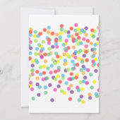 Sweet One Girl First Birthday Ice Cream Summer Kaart (Achterkant)