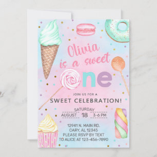 Sweet One girl op de eerste uitnodiging voor de ee