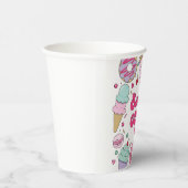 Sweet One Ice Cream en Sweets Verjaardag Papieren Bekers (Rechts)