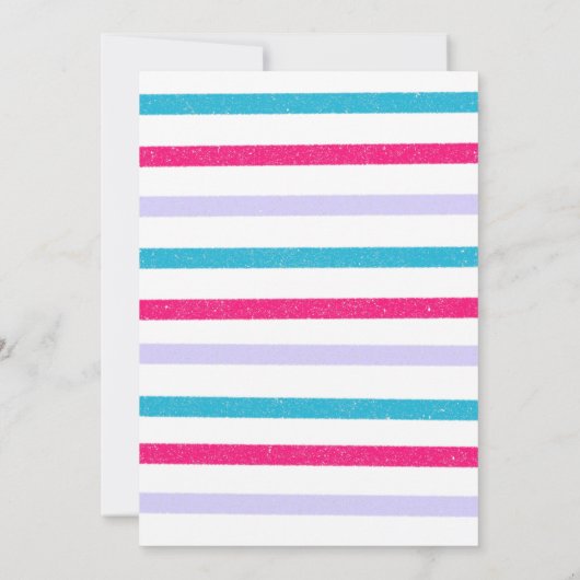 Sweet One Ice Cream Kinder 1e Verjaardagsfeest Kaart (Achterkant)