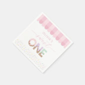 Sweet One Ice Cream Verjaardagsservetten Servet (Hoek)