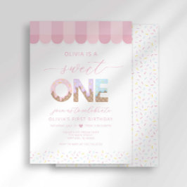 Sweet One Ijs Eerste Verjaardagsuitnodiging Kaart