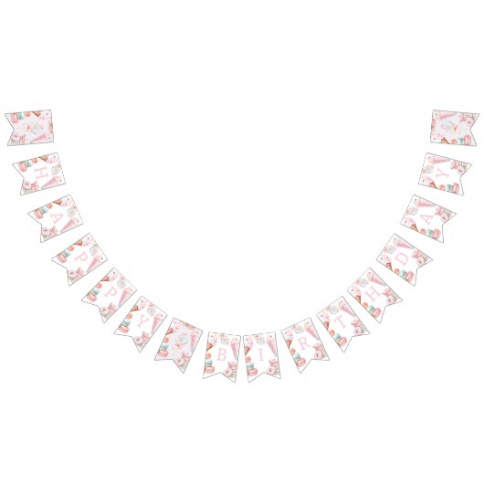 Sweet one ijsje verjaardag vlaggetjes (Alle)