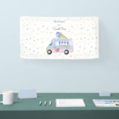 Sweet One ijswagen eerste verjaardag Spandoek (Beurs)