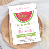 Sweet One in a Melon 6-Maand Party Kaart