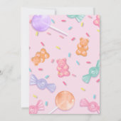 Sweet One Invitation Kaart (Achterkant)