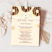 Sweet One is onderweg naar Donut baby shower Kaart