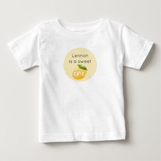 Sweet One Lemon 1e verjaardag (Voorkant)