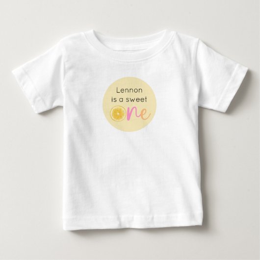 Sweet One Lemon Verjaardag (Voorkant)