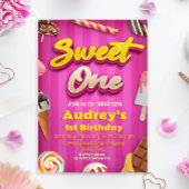 Sweet One - Meisje 1e verjaardag Kaart