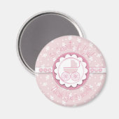 Sweet One Meisje TY Magnet (Voorkant / Achterkant)
