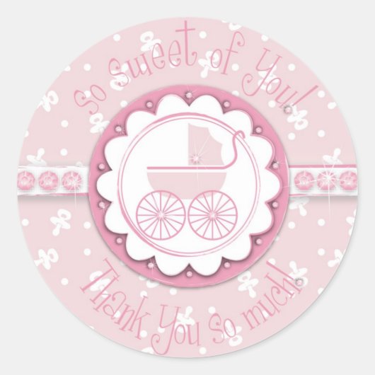 Sweet One Meisje TY Sticker (Voorkant)