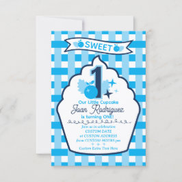 Sweet One Photo Invitations Flat Thank You Card Bedankkaart