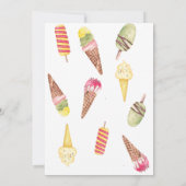 Sweet One Schattigee waterverf 1e verjaardag Kaart (Achterkant)