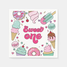 Sweet One Sprinkles Ijs en Cake Verjaardag