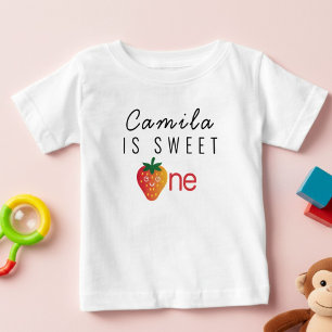 Sweet One Strawberry 1st Birthday T-shirt