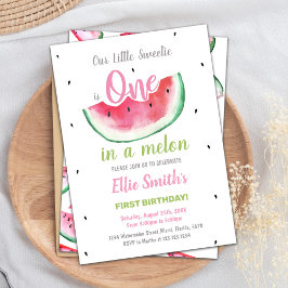 Sweet One Summer Party Kaart voor meisjes