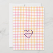 Sweet One, Sweet Treats 1st birthday Kaart (Achterkant)