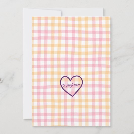 Sweet One, Sweet Treats 1st birthday Kaart (Achterkant)