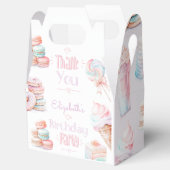 Sweet One sweets pastel birthday party Bedankdoosjes (Geopend)