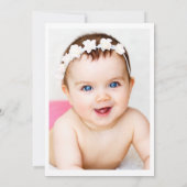 SWEET ONE waterverf taart 1e verjaardag Kaart (Achterkant)